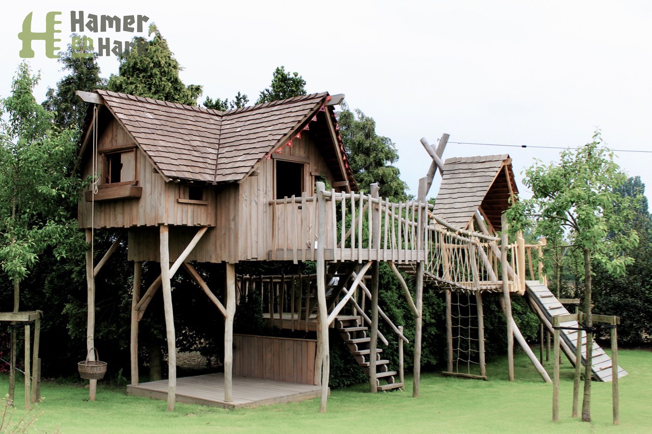 molen Regelmatigheid Anemoon vis Hamer en Hark | Boomhutten, Woonhutten, Tuinhuizen, Speeltoestellen