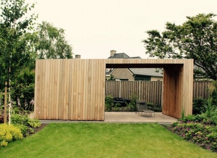 modern minimalistisch tuinhuis