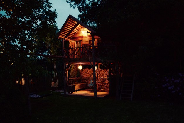 boomhut verlichting