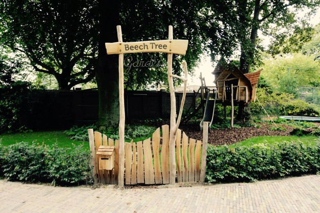 houten hekje natuurspeeltuin